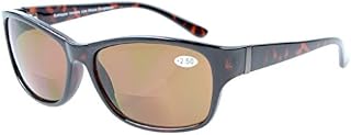 Eyekepper Bi-Focal Sunshine Readers Fashion Bifocal Sunglasses Tortoise/Brown Lens +2.5