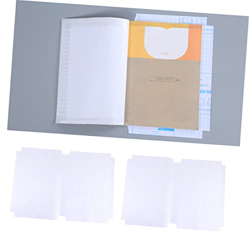 Gogogmee 1 Conjunto/30 Pçs Capa De Livro Slipcase Mangas Para Capa De Livro De Papel Adesivo Transpa