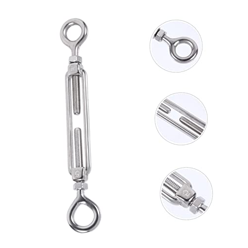 Tensor de cable ajustable de acero inoxidable Ojal y Ojal para tensado de cables, adecuado para uso en navegación, decoración y jarcia de barcos miniatura 3