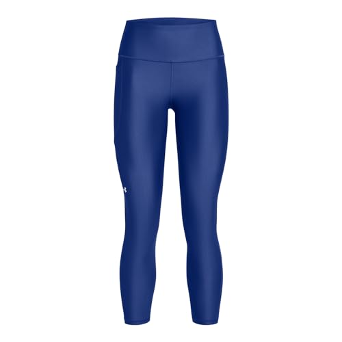 Image of Under Armour Women's HeatGear Armour High Waisted Ankle No-Slip Leggings