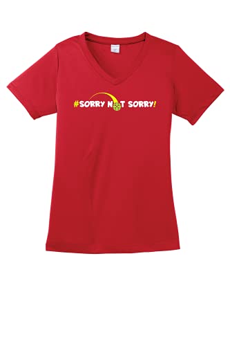 Sorry Not Sorry Pickleball Ladies T-Shirt