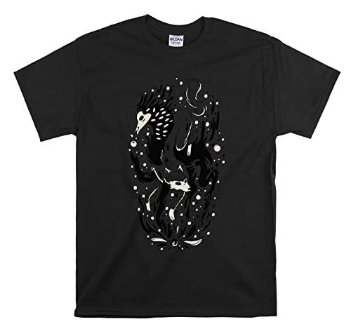 T-Shirt Wolf Sketch Piton 7 Noir M résout votre quête de style mixte