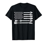 Patriotic Guitar Player Gifts & Apparel Co. American Flag Guitarist Vintage Black Unisex-Adults Classic Fit T-Shirt