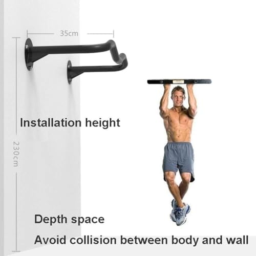 Barras de dominadas para entrenar la parte superior del cuerpo en el garaje con espuma 6