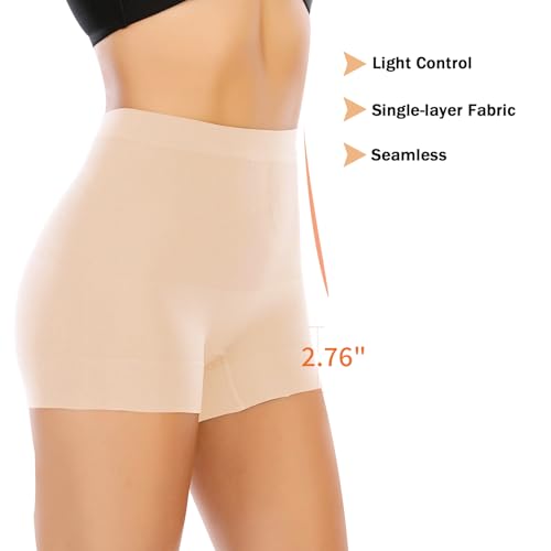 Womens Seamless Shaping Boyshorts Panties Tummy Control Underwear Slimming Shapewear Slip Shorts4