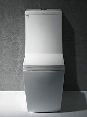 Ultra White Square Toilet Seat Soft Close Bottom Fixing Quick Release with Anti Bacterial Bottom Fittings, Adjustable Slow Closing Hinges, Universal Cover for Easy Clean, Family-Friendly PP Toilet Lid