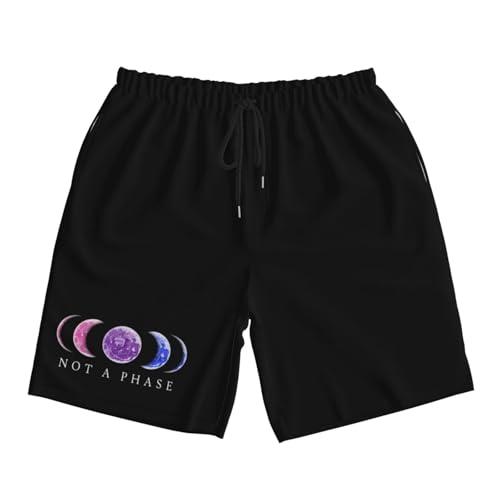 Not A Phase Bisexual Pride LGBT Mens Swim Trunks Quick Dry Board Shorts 7