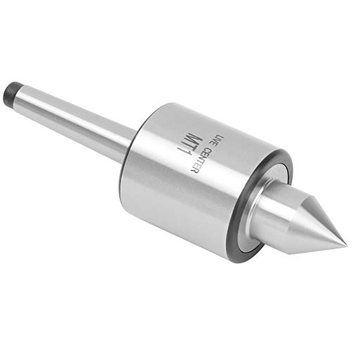 Triple Bearing Live Center for Metal Lathe Turning, Medium Size and Medium Speed With Bearing Design