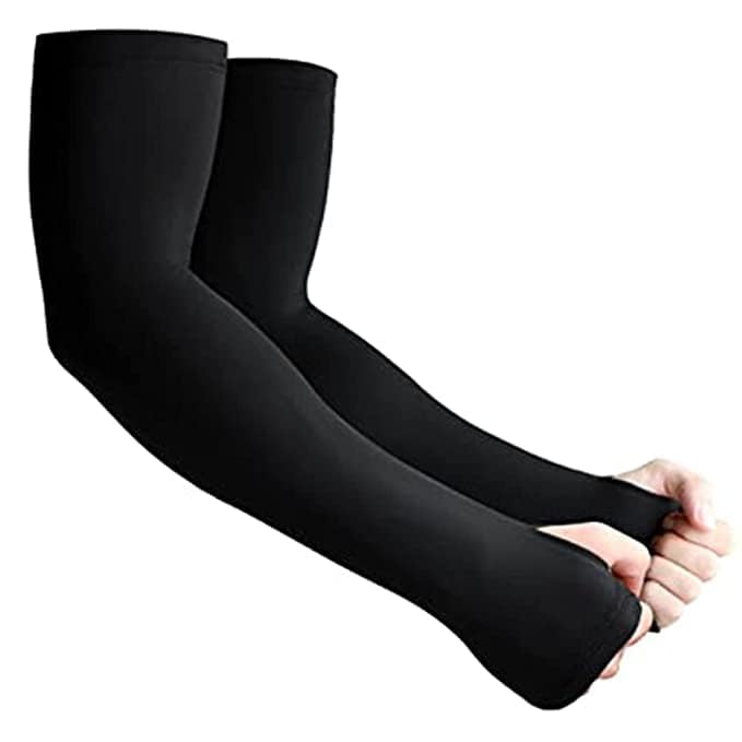 Arm Sleeves set for Men & Women UV Protection Hand Sleeve with Thumb for Boys & Girls Sun Protection Cover for Running, Bike Riding, Cricket-picture-35