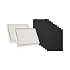 Nispira HEPA Filter with 4 Pre-Carbon Filters Compatible with Whirlpool Whispure Air Purifier Models AP25030K, APR25530L, APR25130L; Replaces Part # 1183051 1183051K, 2 Sets