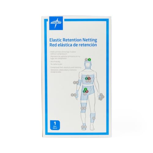 Image of Medline Stretch Tubular Elastic Dressing Retention Net, Size 10, 41 in x 25 yds