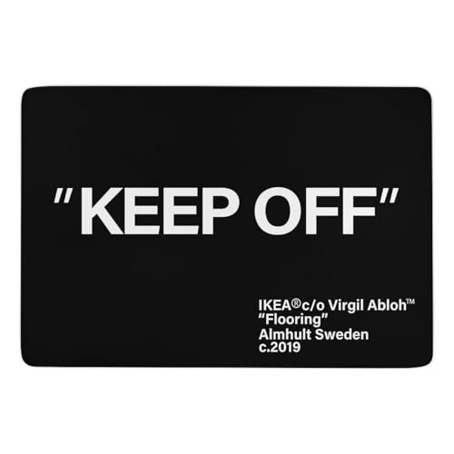 Tapete Moderno Keep Off 100.58x79.2 cm