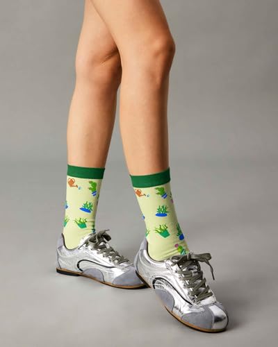Jeasona Plant Gifts for Women Funny Socks Women 4-7 Gardening Gifts for Women Christmas Birthday Presents for Garden Lovers Gardeners Plant Lovers - Image 2