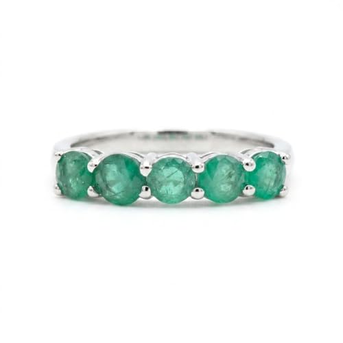 Natural 2.5ct Green Emerald 925 Solid...