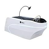 Réglages flexibles for différents clients : hauteur du siège réglable (via un vérin pneumatique), inclinaison de 95 à 175° et repose-pieds amovibles for les clients de toutes tailles.