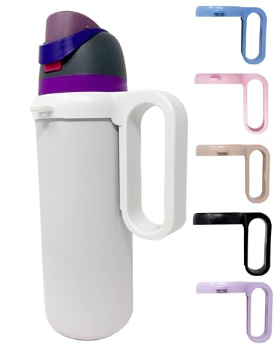 Bottle Handle for Owala FreeSip 24oz 32oz 40oz – Strong Plastic Water Bottle Holder, Durable Easy Carry Accessory for Running, Jogging, Gym, Hiking, and Drinking While Driving & More