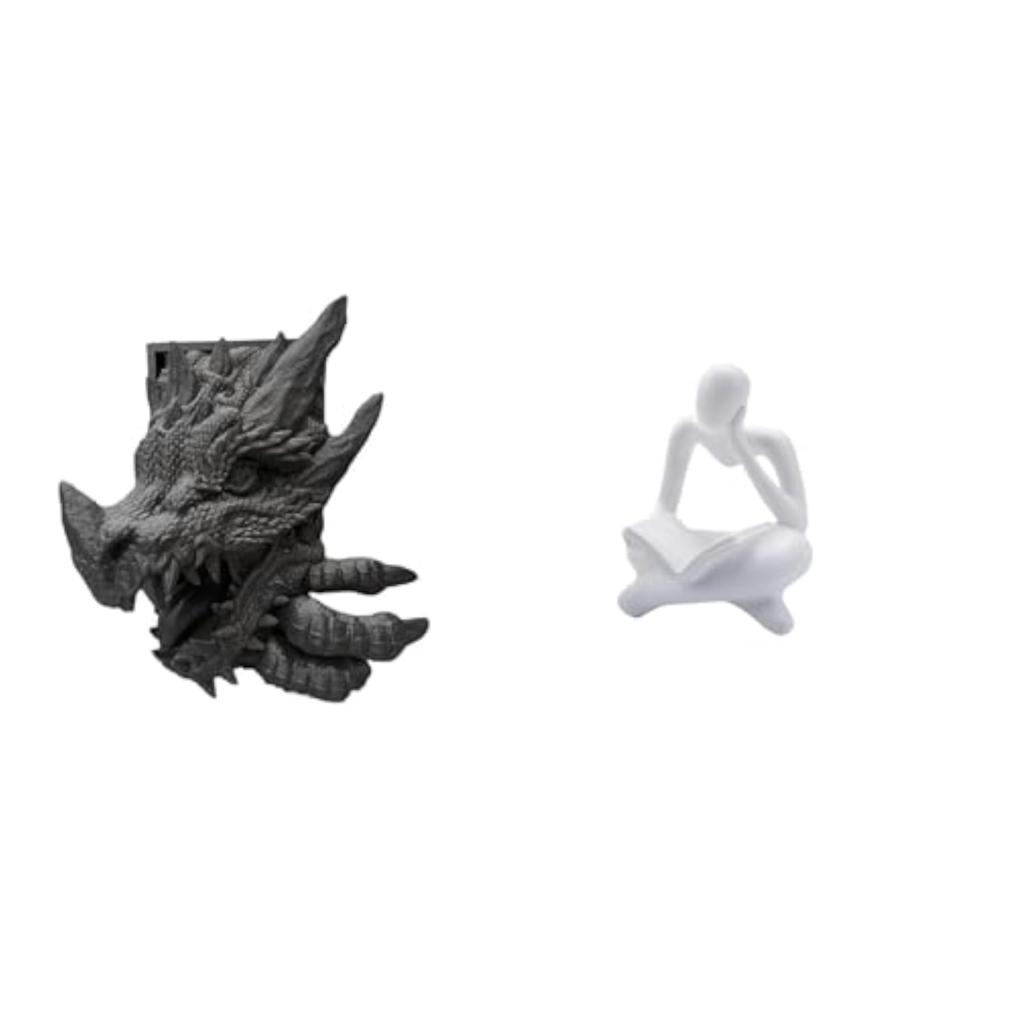 Abstract Thinker Decorative Bookend for Home Decor