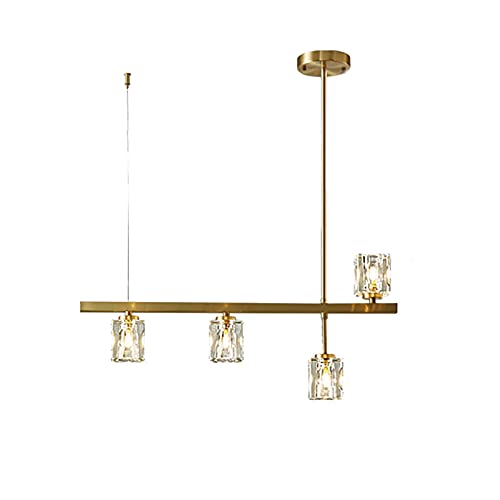 Chandelier en cristal nordique pour éclairer vos dîners au-dessus du bar de cuisine
