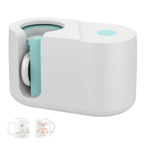 Prensa Térmica Automática para Tazas, Rotación Completa miniatura 1