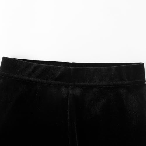 Noomelfish Girls Velvet Leggings Kids Soft Warm Stretch Yoga Pants(5-12 Years)3