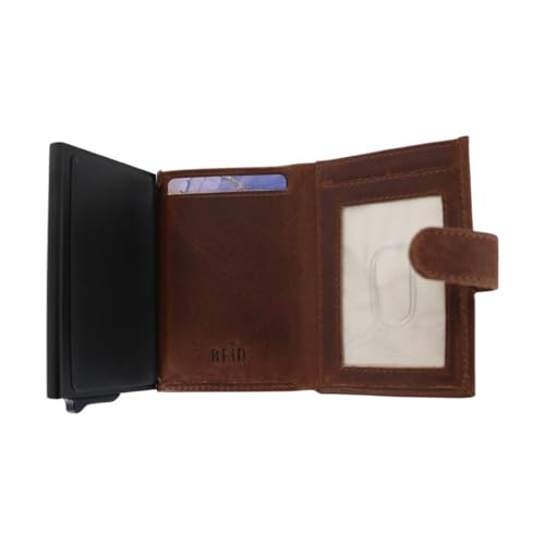 Nova Leather Compact RFID Protected Wallet (Cognac)4