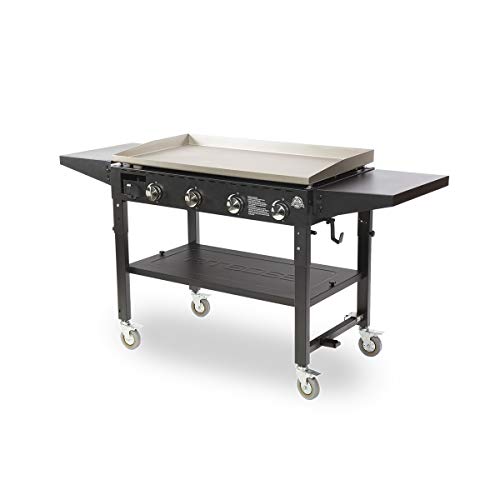 PIT BOSS PB757GS Cast Iron Gas Griddle, Black