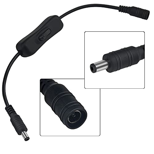 Snapklik.com : 6 PCS DC 12V Inline On/Off Switch 55x21mmDC Switch Jack ...