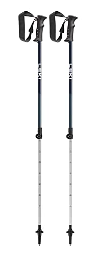 LEKI Kinder Legacy Stöcke, Regal Blue-darkblue-Cyan, 80-110cm