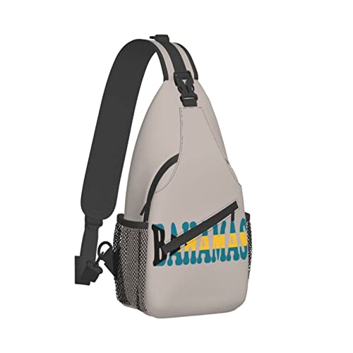 Mochila bandolera urbana color negro unisex miniatura 3