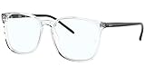 Ray-Ban RX5387 Square Prescription Eyeglass Frames, Transparent/Demo Lens, 54 mm