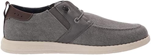 Nunn Bush Men's Brewski Moc Toe Slip-on Canvas Knit Loafer with Elastic Bungee, Gray, 11 Wide | Image 5
