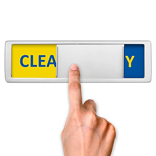 Spülmaschinenmagnet Clean Dirty Sign Indicator, Trendy Universal Kitchen Spülmaschine Kühlschrankmagnet, Superstarker Magnet mit Aufklebern für die Küche (Silber & Gelb) Cover