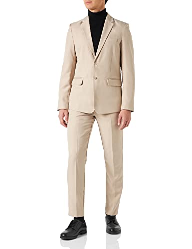ONLY & SONS Men's ONSEVE Slim 0052 Suit Blazer, Beige, 52