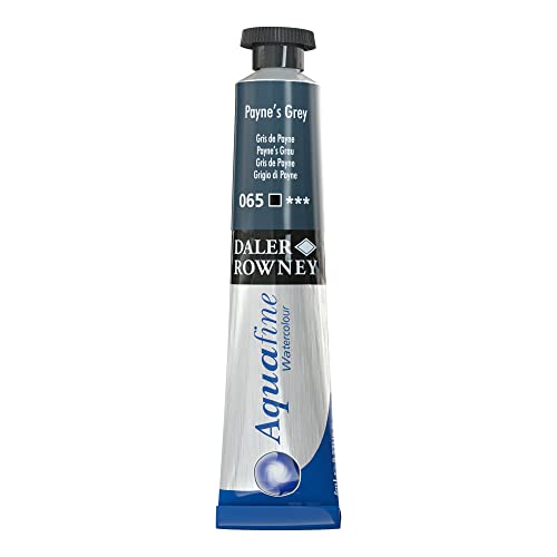 Amazon.com.br: DALER ROWNEY Aquafine Tinta Aquarela em Bisnaga 8ml Cor Cinza Payne