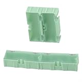 SMT-Aufbewahrungsboxen für elektronische Komponenten, Kunststoff, mit Fächern, 75 x 31,5 x 21,5 mm, für IC-Chip-Kondensatoren, Widerstände, Schrauben, 10 Stück