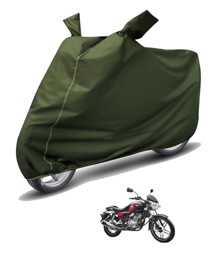 Image of Auto Hub Waterproof Bike Cover Compatible with Bajaj Vikrant 150 Dustproof, UV Protection Two Wheeler Bike Vikrant Cover - Green