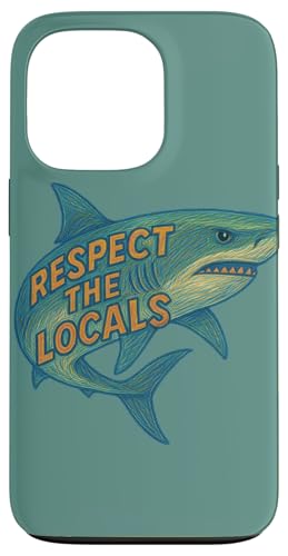 Locals Shark Lovers Ocean Art Art X}zP[X iPhone 13 Pro p