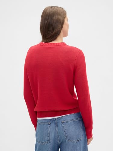 Image of Gap Women's Cable Crewneck Sweater