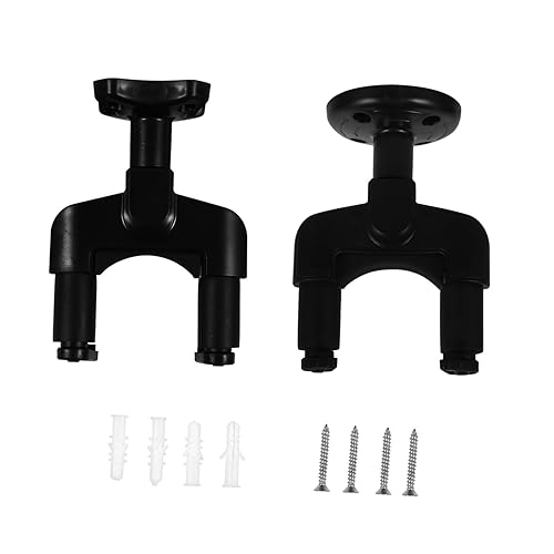 GALPADA 2Set Guitar Hook Holder for Acoustic Electric Bass Ukulele Detachable Design with Padding for Scratch Protection for Home