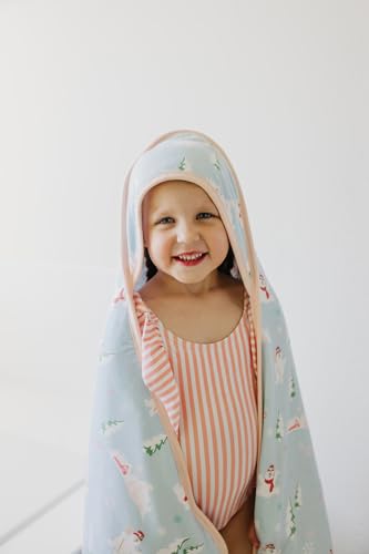 Image of Copper Pearl Hooded Bath Towels Premium Knit /Terry Cloth Baby Towels with Hood, Pockets, and Cool Designs - Great to Gift and Make Bath Time Fun - Baby Bath Towel, Frosty The Snowman