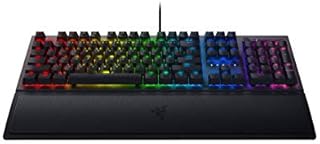 Razer BlackWidow V3 Mechanical Gaming Keyboard: Green Mechanical Switches - Tactile & Clicky - Chroma RGB Lighting - Compact Form Factor - Programmable Macro Functionality (Renewed)