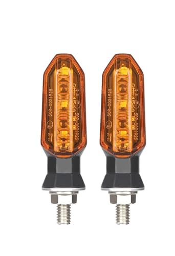 Feux clignotants ambrés momt 12V pour optimiser la sécurité de votre moto 8mm