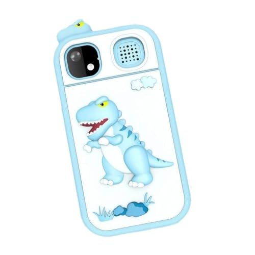 Image of Kids Smartphone Toy with MP3 Music Player Dual Camera for Selfies in-Built Games 2.4 inch Screen 8MP Camera Toys for Boys & Girls (Z7-Blue)