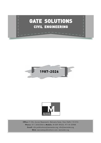 Image of GATE 2027 Civil Engineering | 40 Years Solved Papers (1987-2026) | Topic-wise & Year-wise PYQs with Detailed Solutions | IES Master Publication