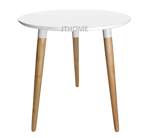 Mesa Jantar Redonda Ayme 60cm 3 Pé Palito Canhão (Branco)