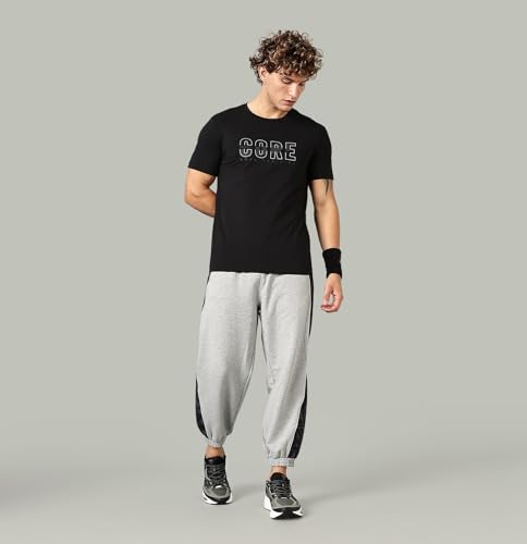 Image of XTEP Men Men's Training T Shirt Comfort Stretch & Eco Friendly Soft Touch | Odour Control, Breathable & Lightweight Performance T Shirt