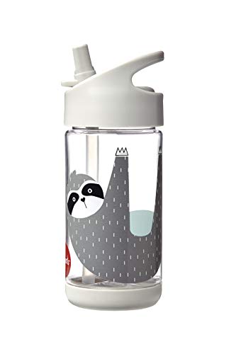 Image of 3 Sprouts Water Bottle – Kids Small 12oz. Plastic Spout Water Bottle - Sloth