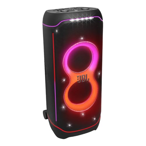 Image of JBL PartyBox Ultimate Speaker Bundle with Wireless Microphone System | Wireless speaker system with dual wireless microphones, Dolby Atmos over Wi-Fi, Bluetooth and JBL Pro Sound