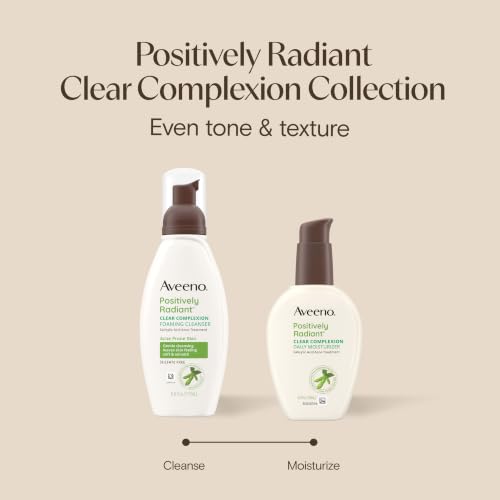 Aveeno Positively Radiant Clear Complexion Foaming Face Cleanser, 6 fl. oz - image 7