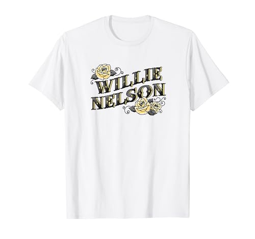 Photo de Rose jaune officielle Willie Nelson T-Shirt